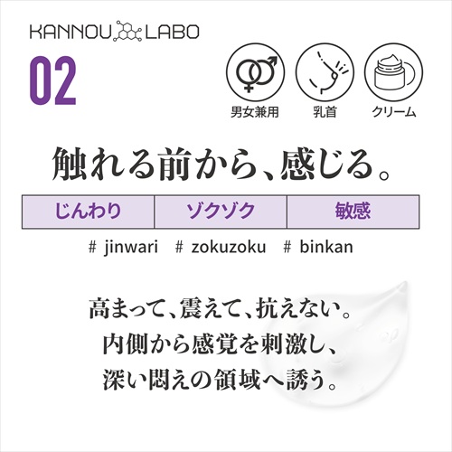 官能ラボ02 覚乳クリーム　KANNOU LABO NO.02 KAKU NYU CREAM2