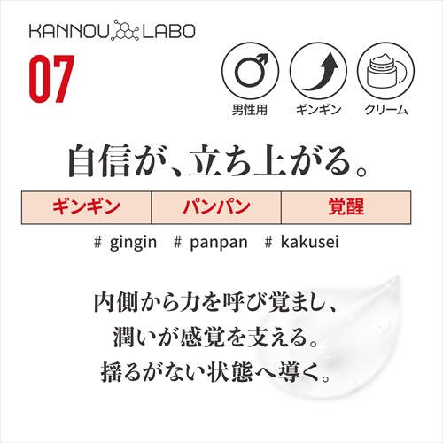 官能ラボ07　硬起クリーム　KANNOU LABO NO.07 KOU KI CREAM2